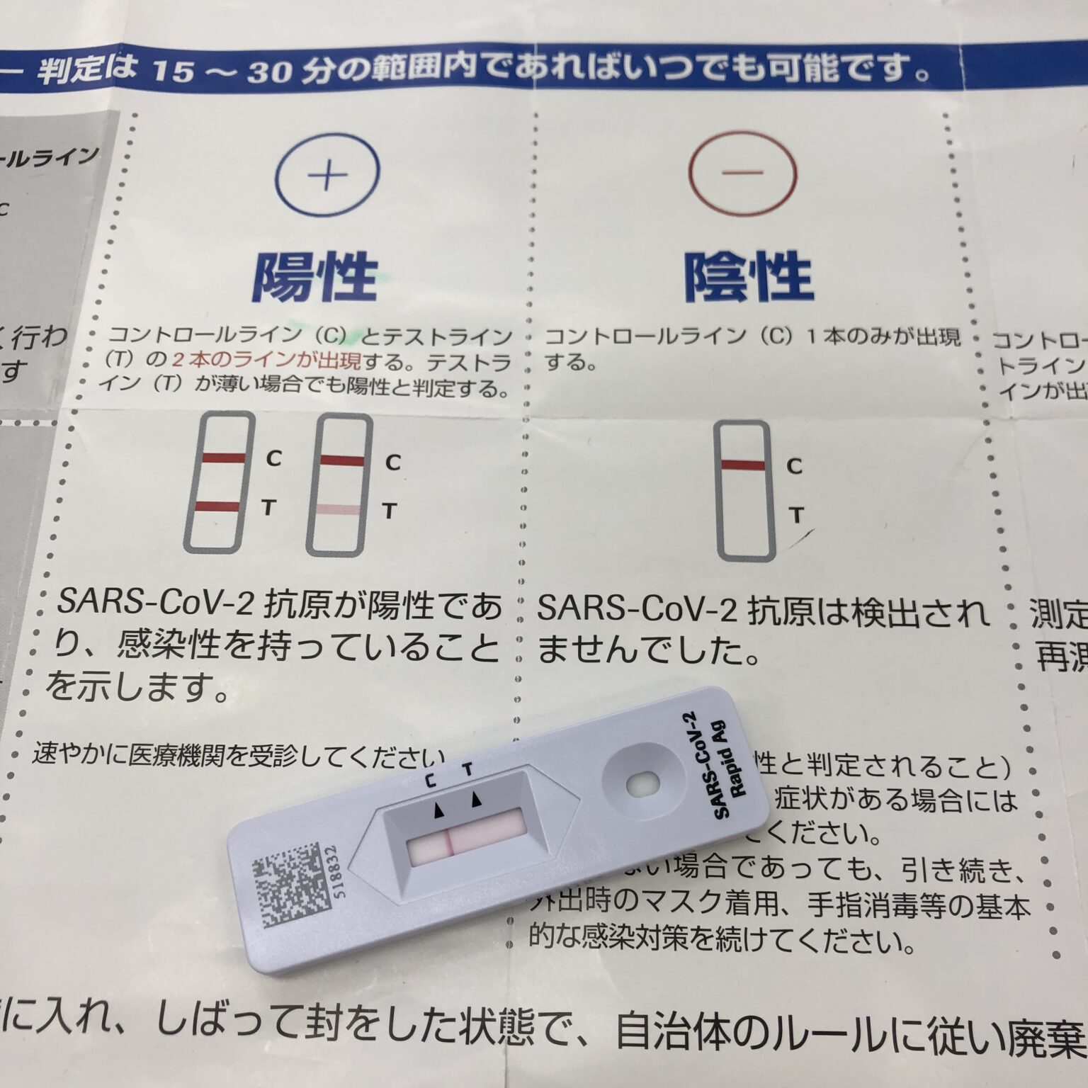 【陰性】2回目の抗原定性検査を受けました。 - アラフィフ夫婦の目指せ!フルFIRE生活